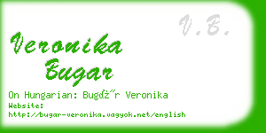 veronika bugar business card